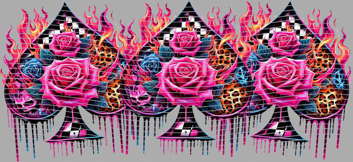 16oz Distressed Checkered-DC-84